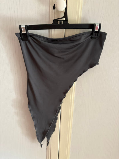 coordinato top gonna spallina